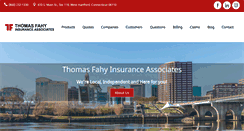 Desktop Screenshot of fahyinsurance.com